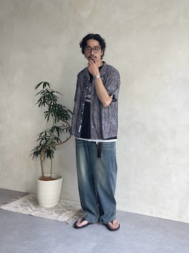 「CPCM（シーピーシーエム）のアイテム」を使った、Genki Nakamuraさん（メンズ・179cm）の夏コーディネート