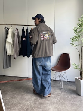 「CPCM（シーピーシーエム）のアイテム（パンツ）」を使った、Genki Nakamuraさん（メンズ・179cm）の春コーディネート