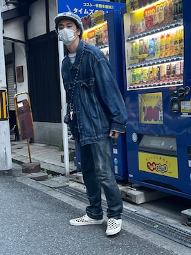 「ink（インク）のアイテム」を使った、Genki Nakamuraさん（メンズ・179cm）の冬コーディネート