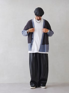 「mona Belinda（モナベリンダ）のアイテム」を使った、Genki Nakamuraさん（メンズ・179cm）の秋コーディネート