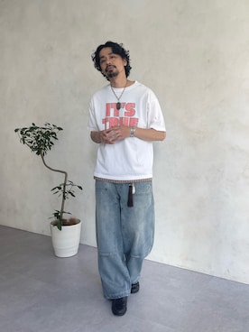 「CPCM（シーピーシーエム）のアイテム」を使った、Genki Nakamuraさん（メンズ・179cm）の夏コーディネート