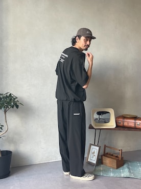 「CPCM（シーピーシーエム）のアイテム」を使った、Genki Nakamuraさん（メンズ・179cm）の夏コーディネート