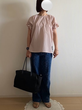 「THE ROW（ザロウ）のアイテム」を使った、ringoさん（レディース・159cm）の夏コーディネート