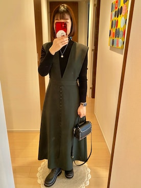 リンゴさん（レディース・159cm）の冬コーディネート