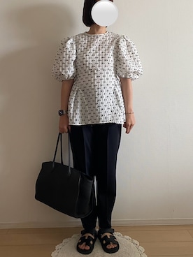 「THE ROW（ザロウ）のアイテム（バッグ）」を使った、ringoさん（レディース・159cm）の夏コーディネート