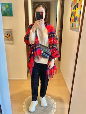 リンゴさん（レディース・159cm）の冬コーディネート