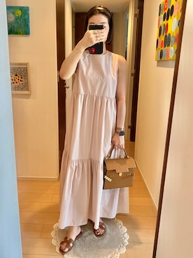 「HERMES（エルメス）のアイテム」を使った、リンゴさん（レディース・159cm）の夏コーディネート