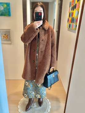 リンゴさん(レディース・159cm)の冬コーディネート