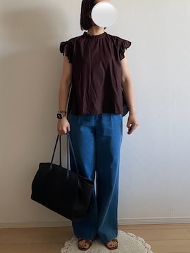 「HERMES（エルメス）のアイテム」を使った、ringoさん（レディース・159cm）の夏コーディネート