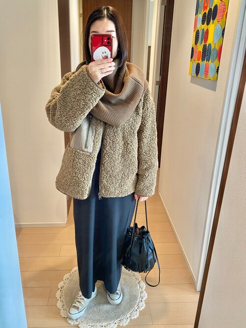 IENA ツイード キャミワンピース IENA（イエナ）の「ライトツイード  