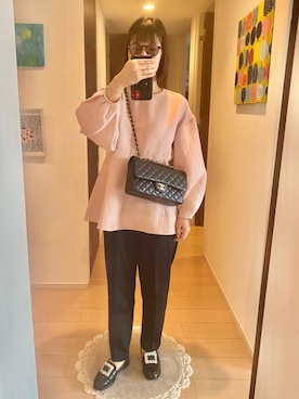 「EYEVAN（アイヴァン）のアイテム」を使った、ringoさん（レディース・159cm）の秋コーディネート