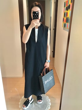 「FORK&SPOON（フォークアンドスプーン）のアイテム」を使った、リンゴさん（レディース・159cm）の夏コーディネート