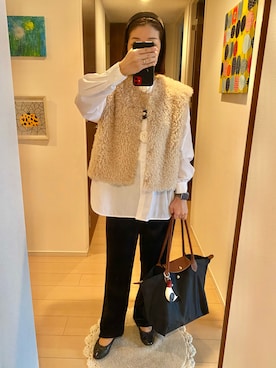 「CHANEL（シャネル）のアイテム」を使った、リンゴさん（レディース・159cm）の秋コーディネート