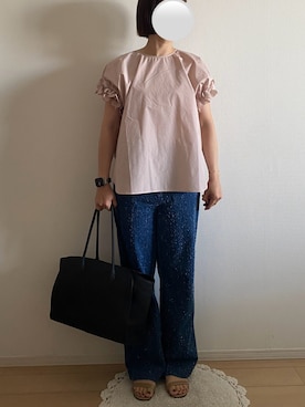 「THE ROW（ザロウ）のアイテム」を使った、ringoさん（レディース・159cm）の夏コーディネート