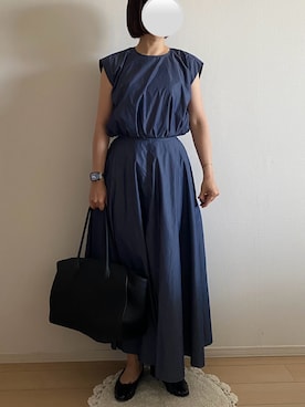 「THE ROW（ザロウ）のアイテム（バッグ）」を使った、ringoさん（レディース・159cm）の夏コーディネート