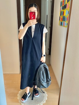 「FORK&SPOON（フォークアンドスプーン）のアイテム」を使った、リンゴさん（レディース・159cm）の春コーディネート