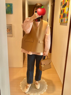 「DRESSTERIOR（ドレステリア）のアイテム」を使った、リンゴさん（レディース・159cm）の秋コーディネート