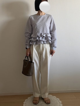 「HERMES（エルメス）のアイテム（バッグ）」を使った、ringoさん（レディース・159cm）の春コーディネート