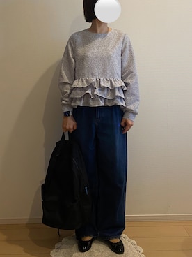 「upperhights（アッパーハイツ）のアイテム」を使った、ringoさん（レディース・159cm）の春コーディネート