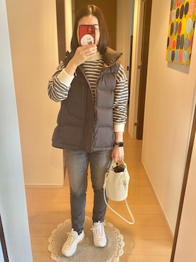 リンゴさん（レディース・159cm）の冬コーディネート