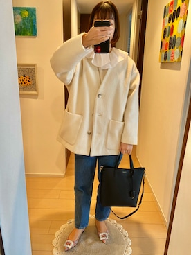 「RED CARD TOKYO（レッドカード）のアイテム」を使った、リンゴさん（レディース・159cm）の冬コーディネート