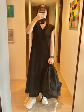 「カジュアルダウン」｜リンゴさん（レディース・159cm）の夏コーディネート
