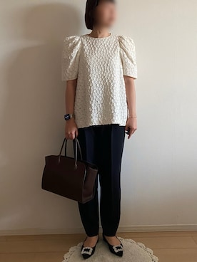 「THE ROW（ザロウ）のアイテム（バッグ）」を使った、ringoさん（レディース・159cm）の秋コーディネート