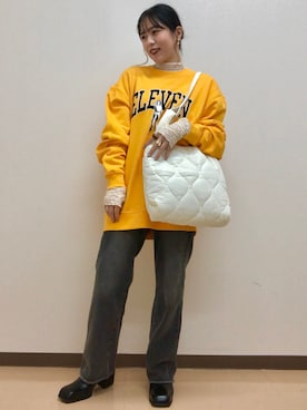 Mona🔮さん（レディース・154cm）の秋コーディネート