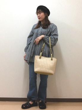 Mona🔮さん（レディース・154cm）の春コーディネート