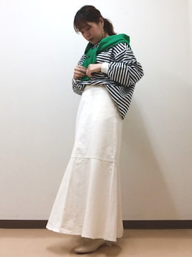 Mona🔮さん（レディース・154cm）の冬コーディネート