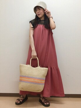 Mona🔮さん（レディース・154cm）の夏コーディネート