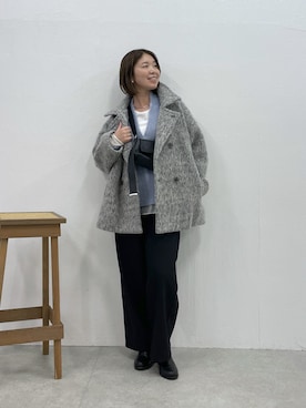 「アイテム（その他アウター）」を使った、IDEchanさん（レディース・161cm）の秋コーディネート