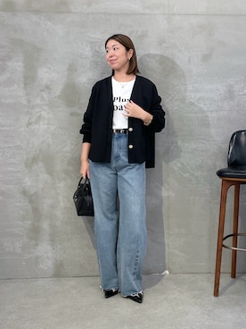 IDEchanさん（骨格ストレート・レディース・161cm）の秋コーディネート