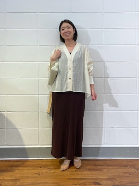「アイテム（アクセサリー）」を使った、IDEchanさん（レディース・161cm）の夏コーディネート