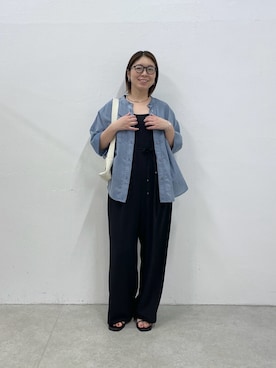 「PAPILLONNER（パピヨネ）のアイテム」を使った、IDEchanさん（レディース・161cm）の春コーディネート