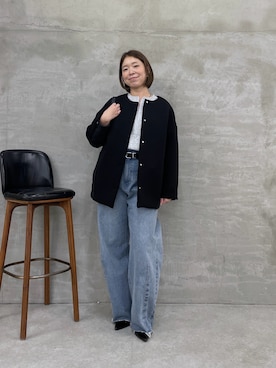 「アイテム（その他アウター）」を使った、IDEchanさん（レディース・161cm）の秋コーディネート