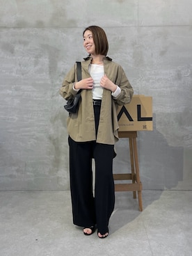 「PAPILLONNER（パピヨネ）のアイテム」を使った、IDEchanさん（レディース・161cm）の冬コーディネート