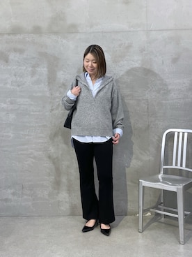 「PAPILLONNER（パピヨネ）のアイテム」を使った、IDEchanさん（レディース・161cm）の秋コーディネート