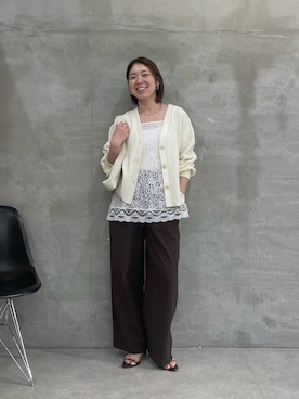 IDEchanさん（レディース・161cm）の春コーディネート