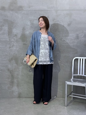 IDEchanさん（レディース・161cm）の春コーディネート
