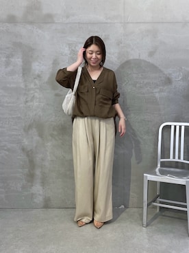 IDEchanさん（レディース・161cm）の夏コーディネート