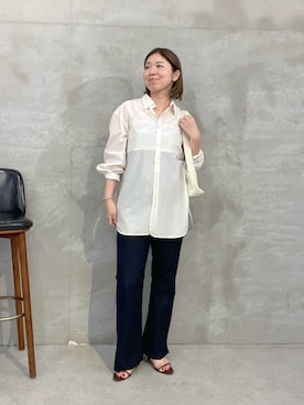 「アイテム（トップス）」を使った、IDEchanさん（レディース・161cm）の夏コーディネート