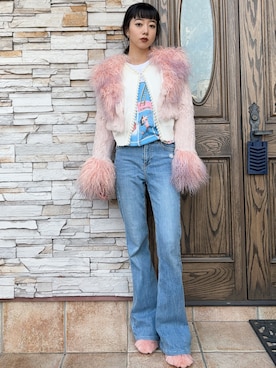 「Diosfront（ディオスフロント）のアイテム」を使った、さらゆにこーんさん（骨格ナチュラル・レディース・162cm）の冬コーディネート
