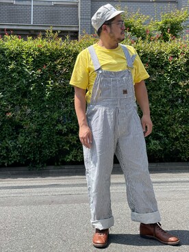 「Lee（リー）のアイテム（キャップ）」を使った、gunken5さん（メンズ・171cm）の夏コーディネート