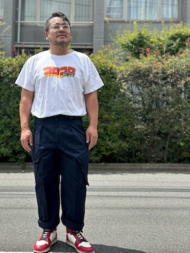 「アイテム（Tシャツ/カットソー）」を使った、gunken5さん（メンズ・171cm・40代）の夏コーディネート