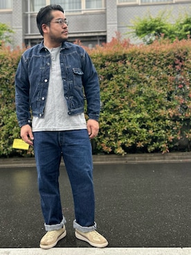 「SUGAR CANE（シュガーケーン）のアイテム（ジャケット/アウター）」を使った、gunken5さん（メンズ・171cm）の春コーディネート