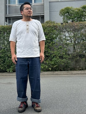 「アイテム（トップス）」を使った、gunken5さん（メンズ・171cm・40代）の夏コーディネート