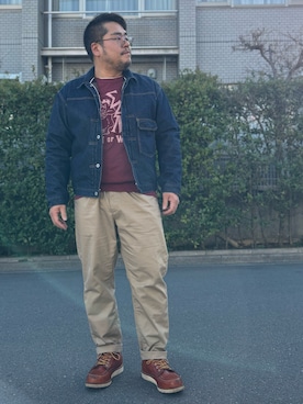 gunken5さん（メンズ・171cm）の冬コーディネート