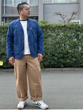 「MASSES（マシス）のアイテム」を使った、gunken5さん（メンズ・171cm）の春コーディネート