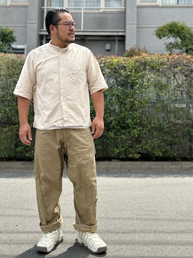 「WORKERS（ワーカーズ）のアイテム」を使った、gunken5さん（メンズ・171cm）の夏コーディネート